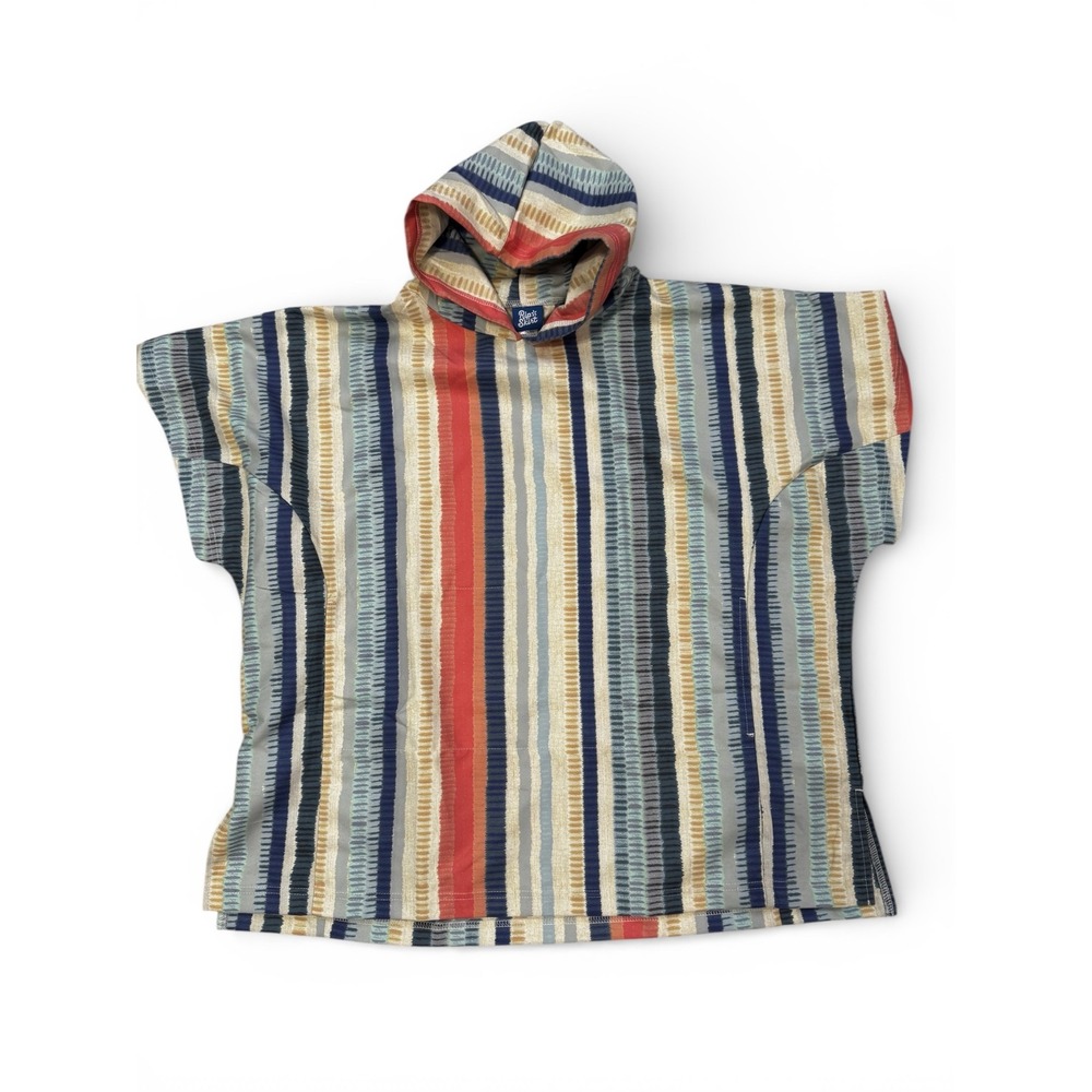 Rip Skirt Kids Hooded Swimsuit Cover Up Cozy Poncho Surf Stripe Multi Color
